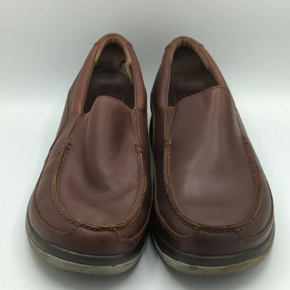 Dansko Men's Wayne Leather Slip Resistant Loafer Brown Size EU 46 US 12.5/13